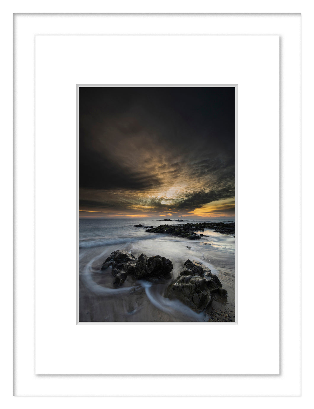 Autumn Sunrise. North Wexford - Framed A3 Print