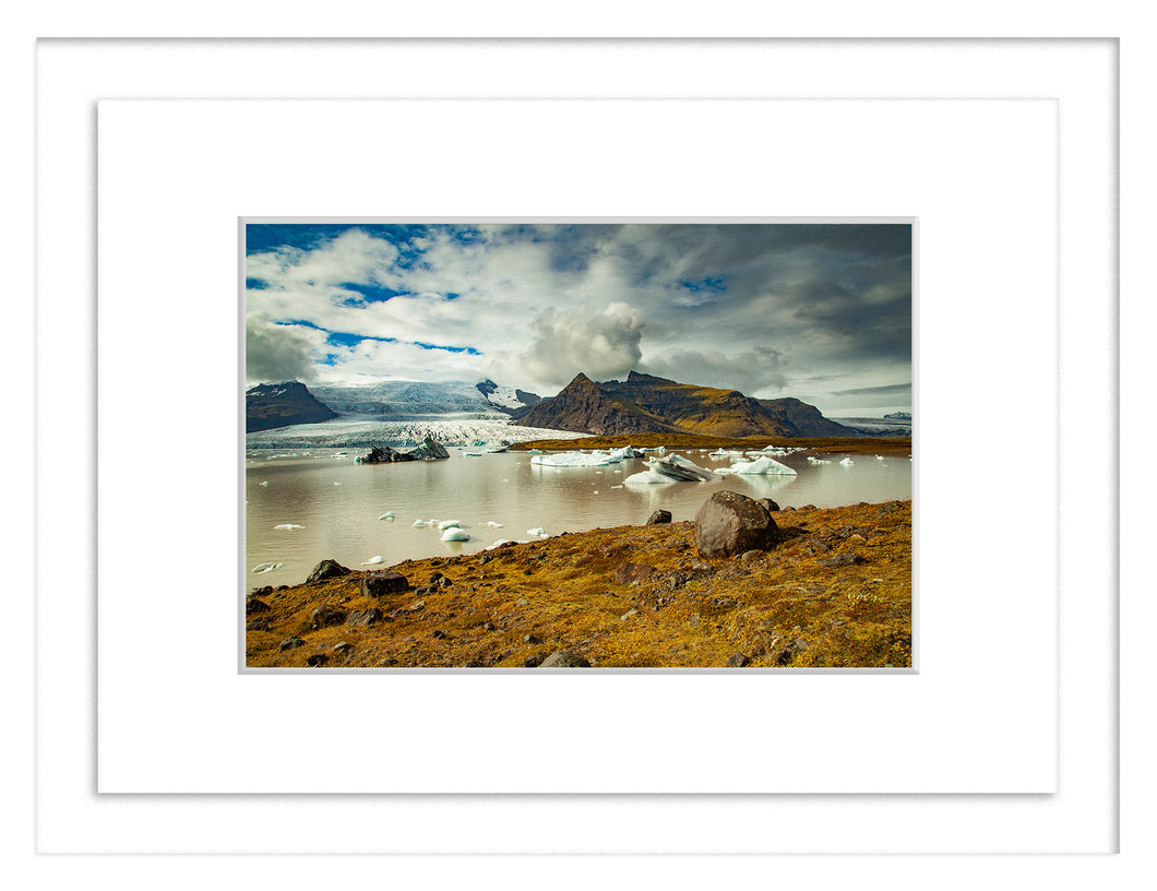 Glacier, Iceland - Framed A3 Print