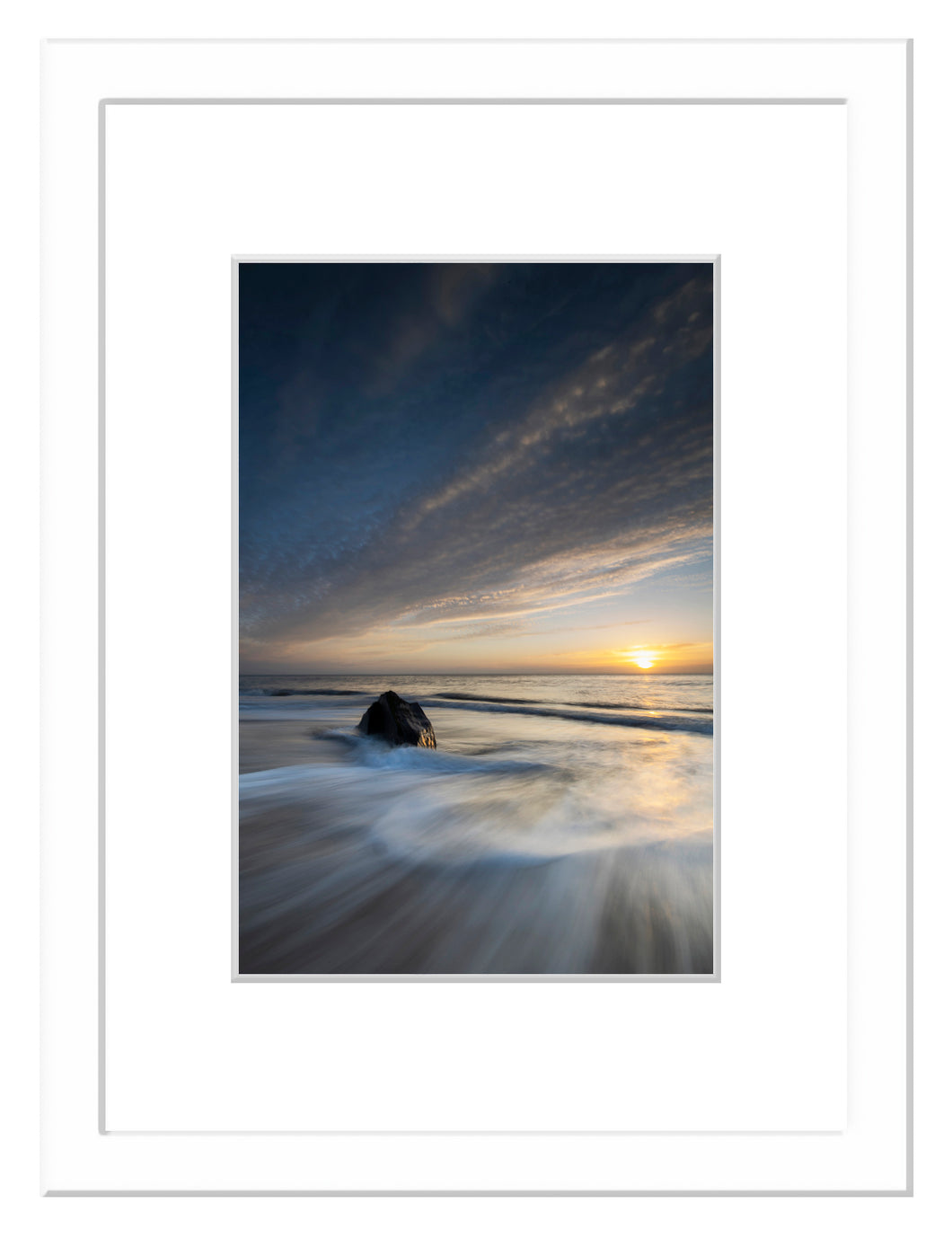 November Sunrise, Clone, Co. Wexford - Framed A3 Print