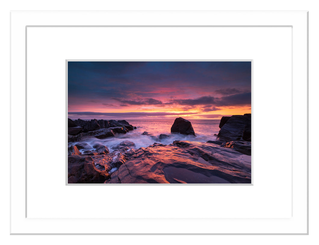 Pump Rock, Ballymoney, Co. Wexford - Framed A3 Print