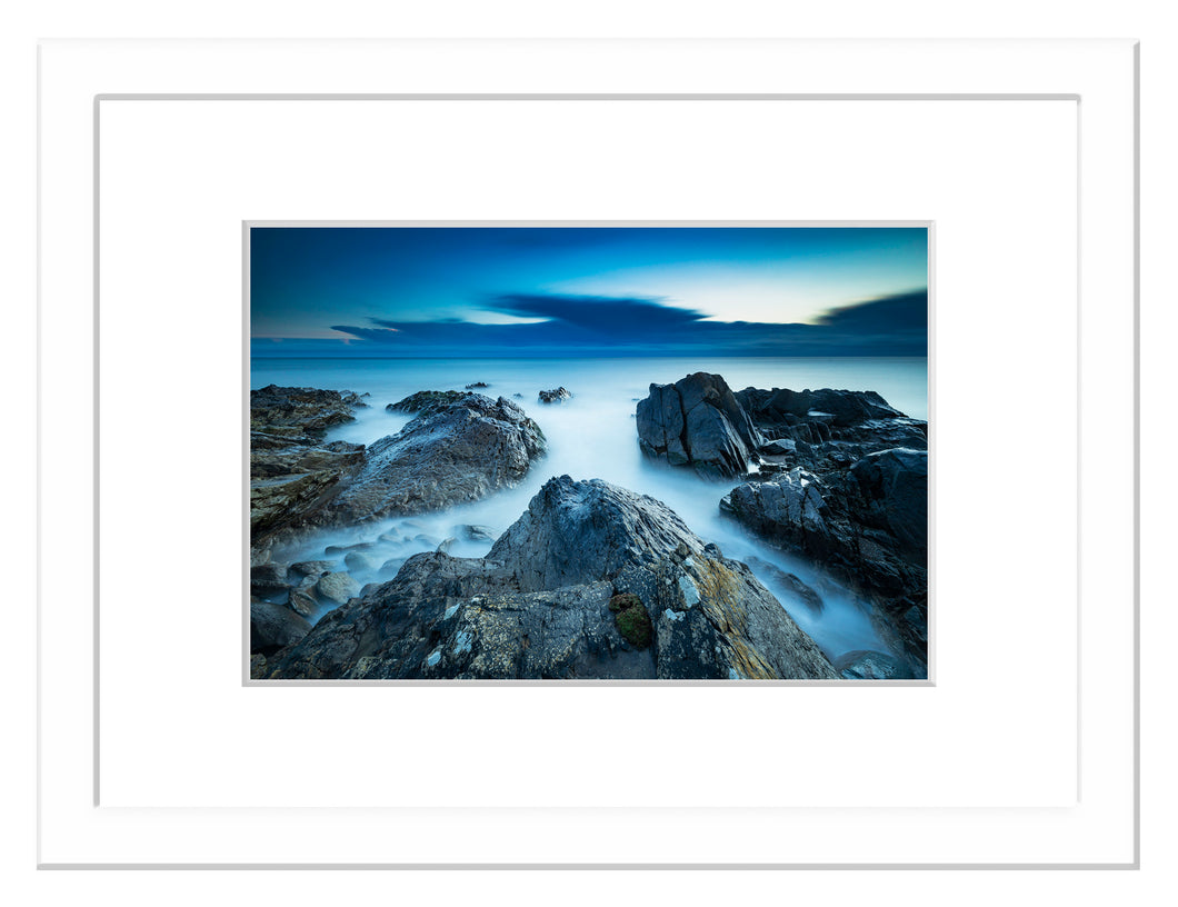Smoky Sea, Ballymoney, Co. Wexford - Framed A3 Print