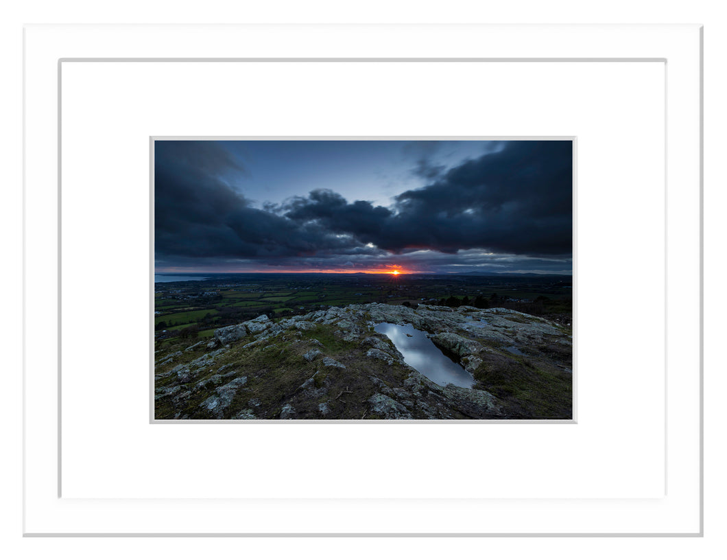Sunset, Tara Hill, Co. Wexford - Framed A3 Print